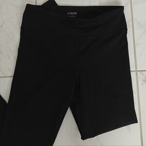 J. Crew Classic Black Cotton Leggings, Size Small